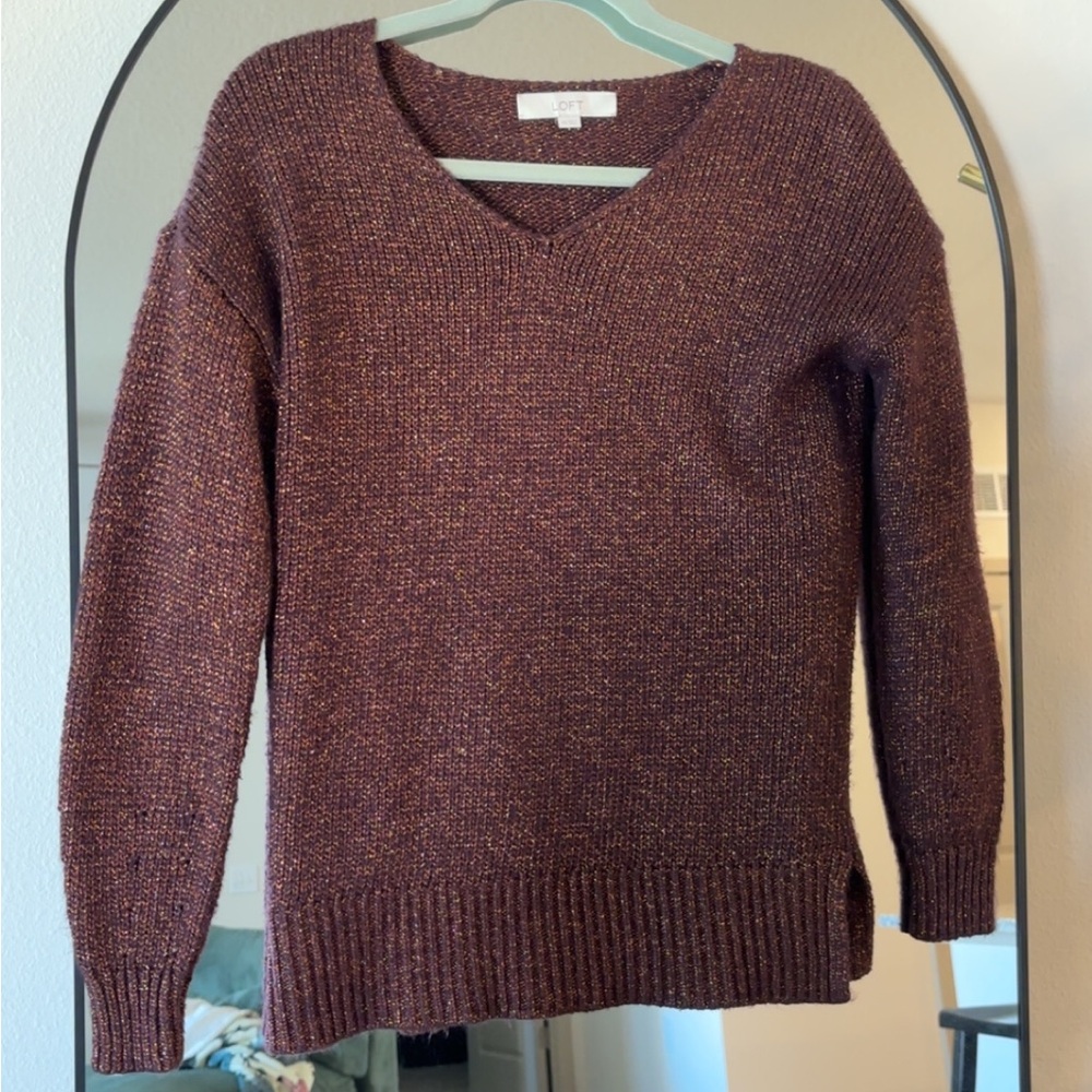 Loft Shimmer Sweater